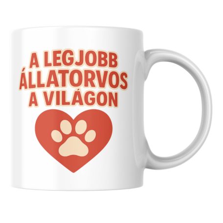 A legjobb állatorvos a világon bögre