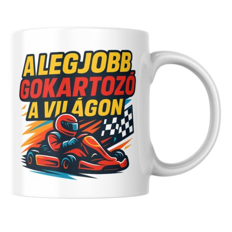 A legjobb gokartozó a világon bögre