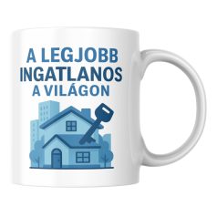 A legjobb ingatlanos a világon bögre