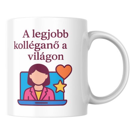 A legjobb kolléganő a világon bögre