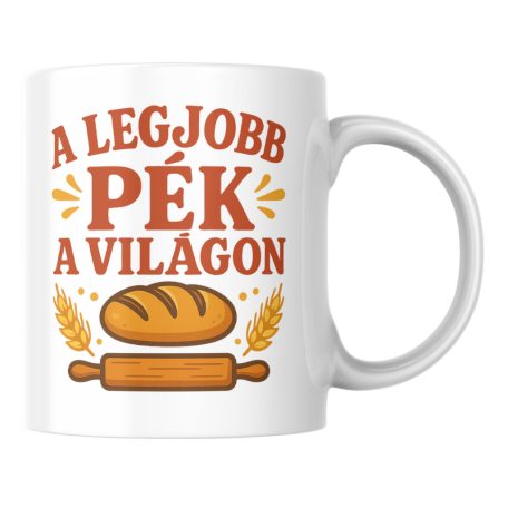 A legjobb pék a világon bögre