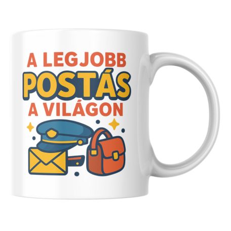 A legjobb postás a világon bögre