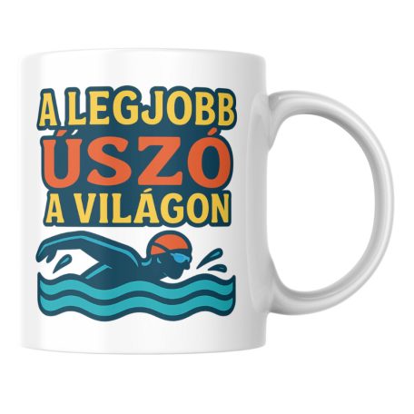 A legjobb úszó a világon bögre