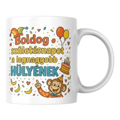 Boldog születésnapot hülyének bögre