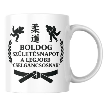 Boldog születésnapot a legjobb cselgáncsosnak bögre