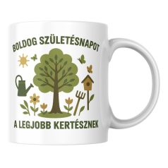 Boldog születésnapot a legjobb kertésznek bögre