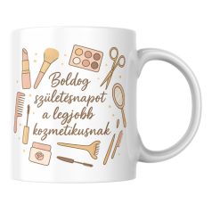 Boldog születésnapot a legjobb kozmetikusnak bögre
