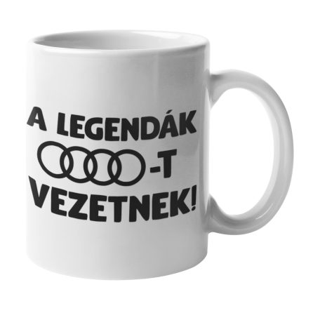 A legendák audit vezetnek bögre