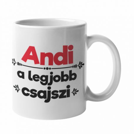 Andi a legjobb csajszi bögre