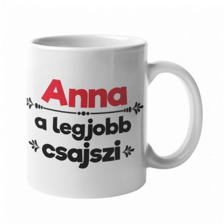 Anna a legjobb csajszi bögre