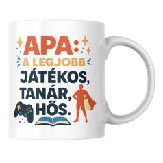 Apa a legjobb játékos tanár hős bögre
