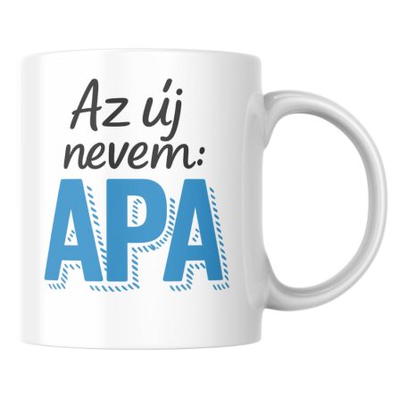 Az új nevem: APA bögre