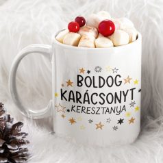 Boldog Karácsonyt Keresztanya bögre