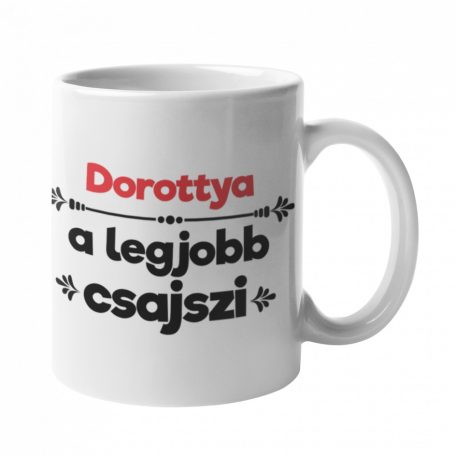 Dorottya a legjobb csajszi bögre