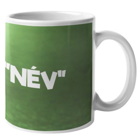 Egyedi neves focis bögre