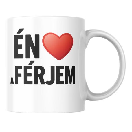Én love a férjem bögre