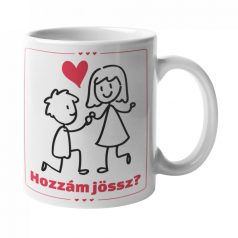 Hozzám jössz? (keretes) bögre