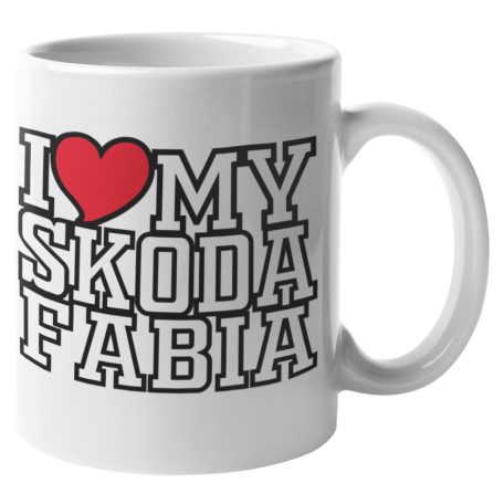 I love my SKODA FABIA bögre