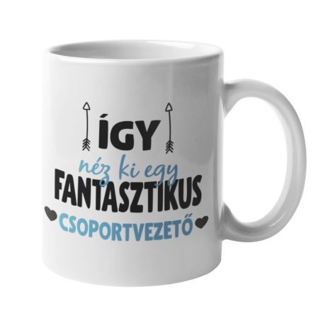 Így néz ki egy fantasztikus csoportvezető bögre