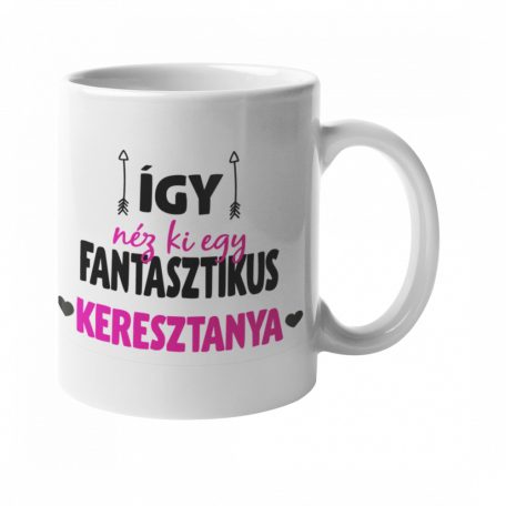 Így néz ki egy fantasztikus keresztanya bögre