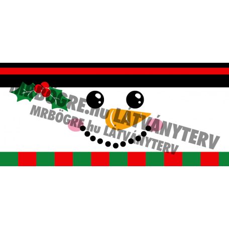 Karácsonyi hóemberes bögre