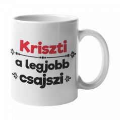 Kriszt a legjobb csajszi bögre