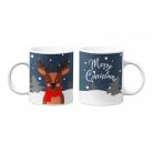Merry Christmas - Deer bögre