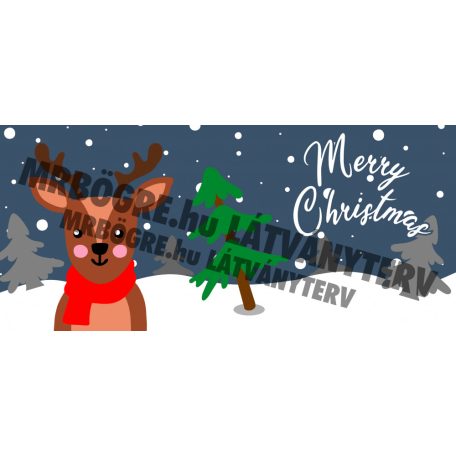 Merry Christmas - Deer bögre