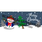 Merry Christmas Snowman bögre
