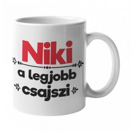 Niki a legjobb csajszi bögre