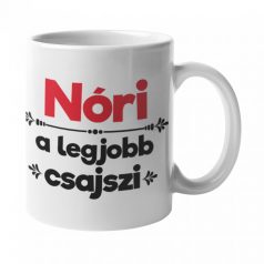 Nóri a legjobb csajszi bögre